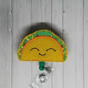 Taco belt clip badge Reel